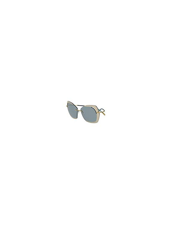 Sunglasses Silhouette PERRED SCHAAD 9910 LIGHT GREEN GOLD/GREY SILVER woman
