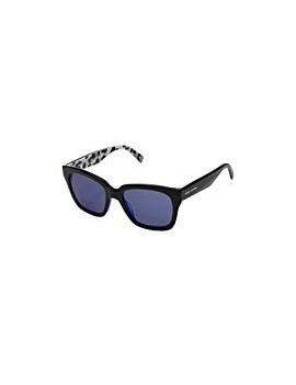 Occhiale da sole marc jacobs mod.229/s col.e5kxt7sp colore nero/blu brillantinato lenti specchiate blu