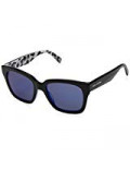 Sunglasses marc jacobs mod.229/s col.e5kxt7sp color black/blue diamond mirror lens blue