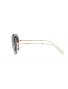 Sunglasses for woman miu miu mod.02t col.86lnj0 purple with glitter lens purple gradient