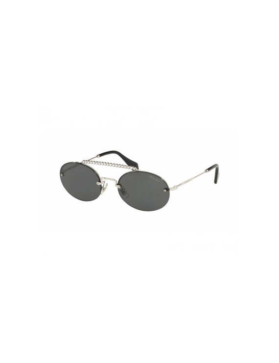 SUNGLASSES MIU MIU MOD.MU60T 54/19 1BC-1A1 SILVER GRAY LENSES